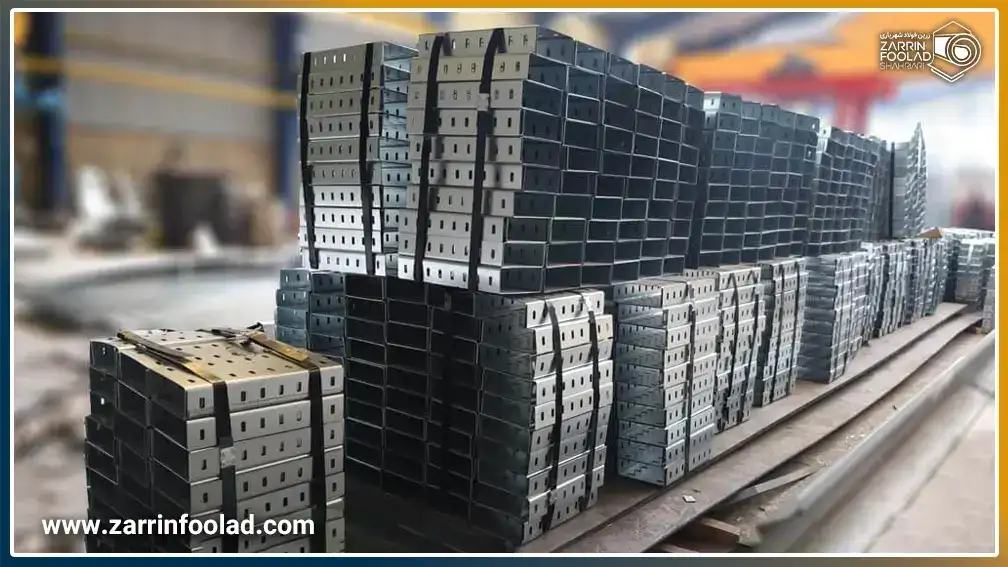 دپوی وال پست های منقطع گالوانیزه در کارگاه تولیدی