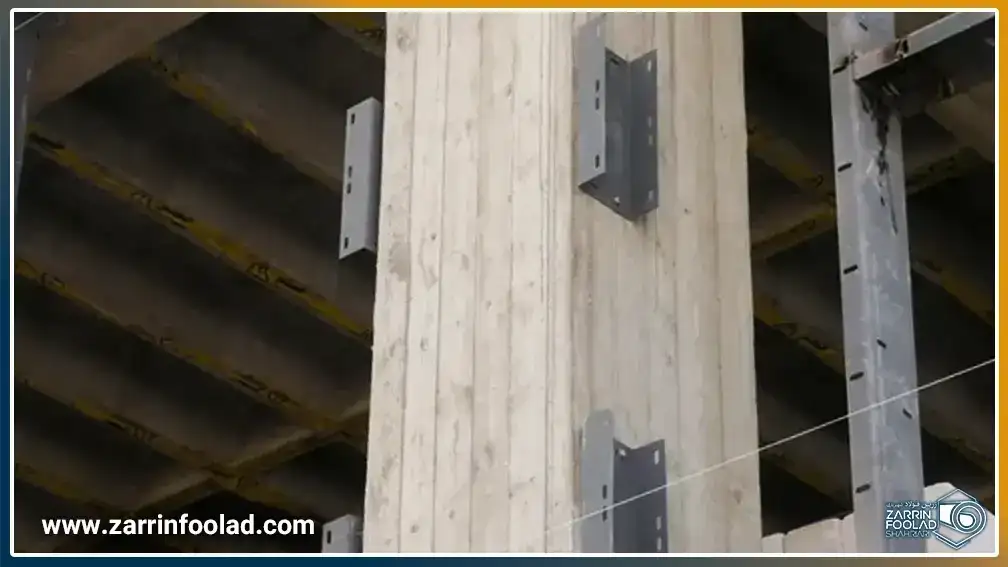 وادارمیانی اجرا شده در ساختمان