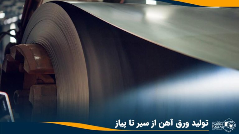 تصویر یک ورق سیاه به صورت رول در حال باز شدن