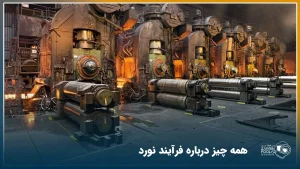 تصویری از تجهیز نورد گرم ورق آهن