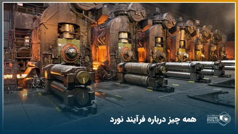 تصویری از تجهیز نورد گرم ورق آهن