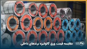 تصویر انبار ورق گالوانیزه برندهای مختلف در اصفهان