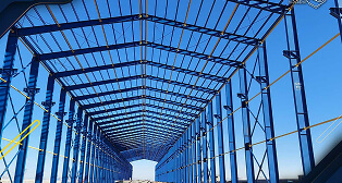 نمای بیرونی کارخانه زرین فولاد