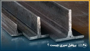 چند مدل پروفیل سپری در ابعاد گوناگون در تصویر دیده می‌شود.