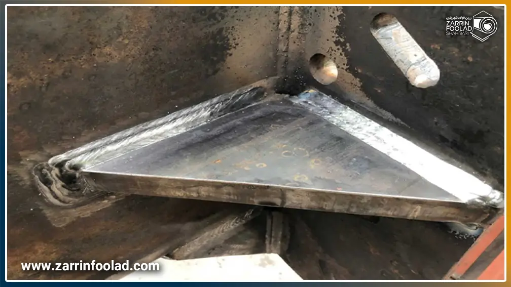 عکس گاست پلیت متصل شده با جوشکاری