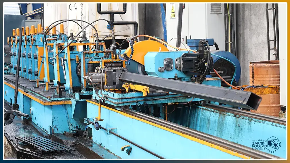 تولید قوطی پروفیل در خط رول فرمینگ سرد